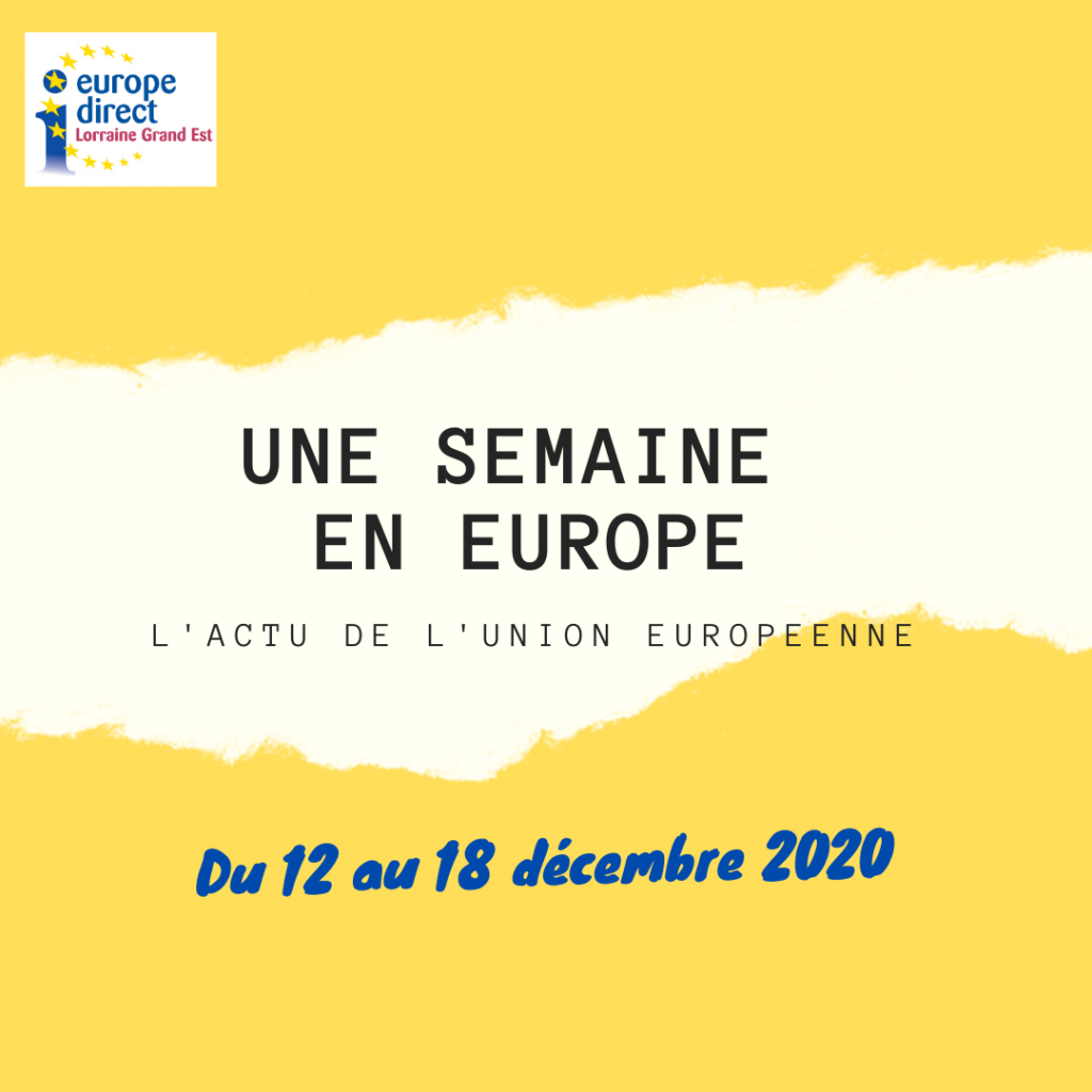 UNE SEMAINE EN EUROPE dec.20 3e semaine