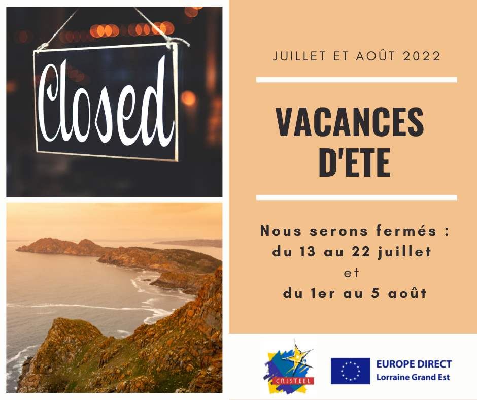 Fermeture Eté 2022